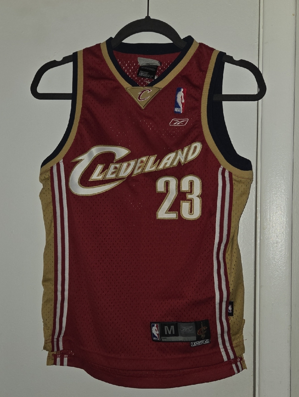 Reebok Cleveland Cavaliers #23 Jersey - Maroon & Gold